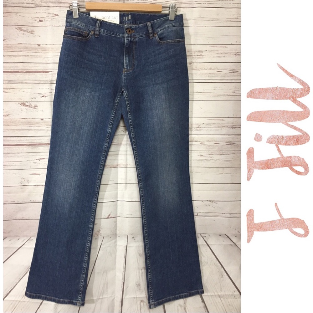J Jill NWT Bootcut Authentic Fit Jeans 2P Womens